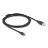 Delock Kabel USB 2.0 Typ-A Stecker - USB 2.0 Mini-B Stecker 2,0 m schwarz