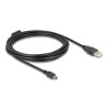 Delock Kabel USB 2.0 Typ-A Stecker - USB 2.0 Mini-B Stecker 3,0 m schwarz