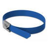 Delock Edelstahlkabelbinder L 400 x B 7,9 mm blau 10 Stück