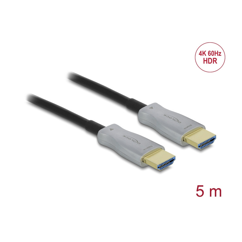 Delock Aktives Optisches Kabel HDMI 4K 60 Hz 5 m