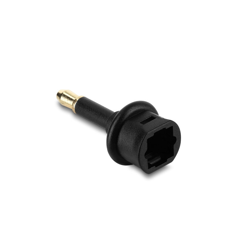 Delock Adapter Mini TOSLINK 3,5 mm Stecker auf TOSLINK Buchse