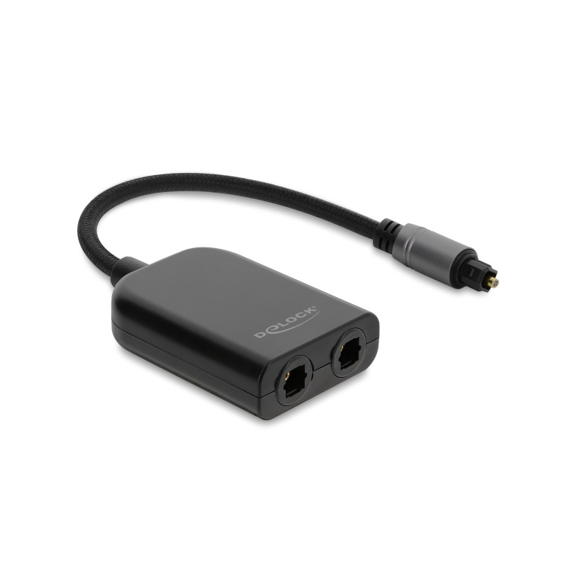 Delock S/PDIF TOSLINK Splitter 1 In 2 Out
