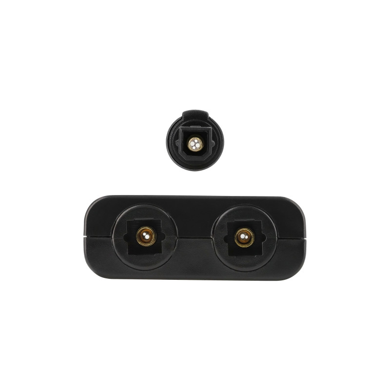 Delock S/PDIF TOSLINK Splitter 1 In 2 Out