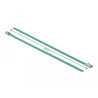 Delock Edelstahlkabelbinder L 200 x B 4,6 mm grün 10 Stück