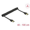 Delock HDMI Spiralkabel 4K 60 Hz