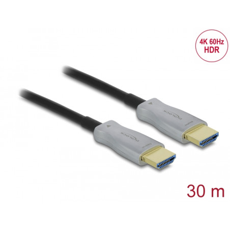 Delock Aktives Optisches Kabel HDMI 4K 60 Hz 30 m