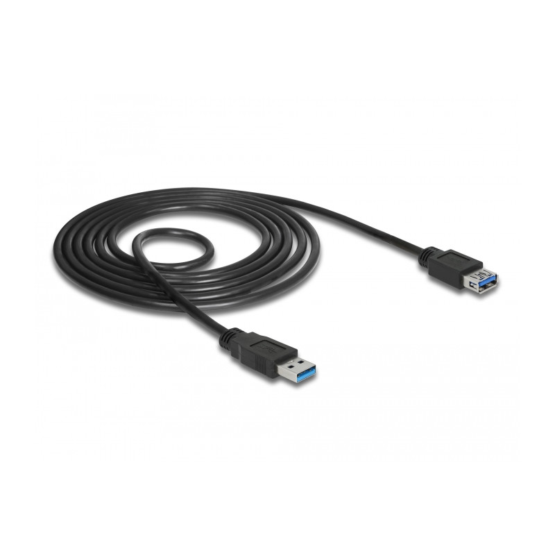 Delock USB 5 Gbps Verlängerungskabel Typ-A Stecker zu Buchse 1,5 m schwarz