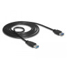 Delock USB 5 Gbps Verlängerungskabel Typ-A Stecker zu Buchse 1,5 m schwarz