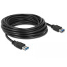 Delock USB 5 Gbps Verlängerungskabel Typ-A Stecker zu Buchse 5 m schwarz
