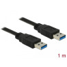 Delock USB 5 Gbps Kabel Typ-A Stecker zu Typ-A Stecker 1 m schwarz