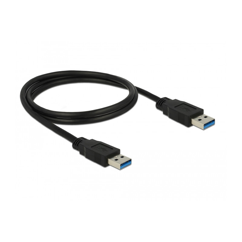 Delock USB 5 Gbps Kabel Typ-A Stecker zu Typ-A Stecker 1 m schwarz