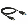 Delock USB 5 Gbps Kabel Typ-A Stecker zu Typ-A Stecker 1 m schwarz