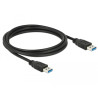 Delock USB 5 Gbps Kabel Typ-A Stecker zu Typ-A Stecker 1,5 m schwarz