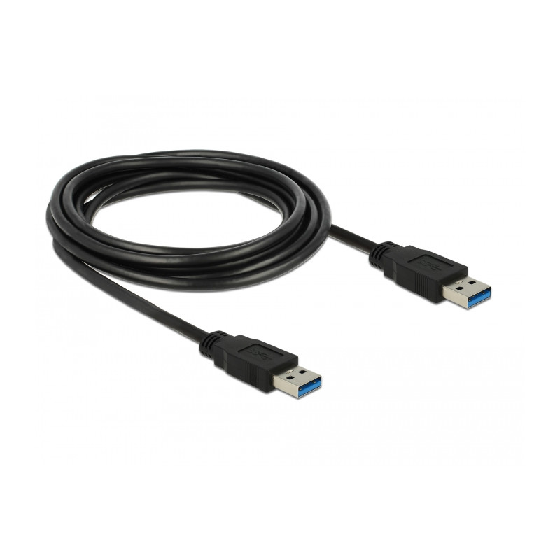 Delock USB 5 Gbps Kabel Typ-A Stecker zu Typ-A Stecker 3 m schwarz