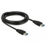Delock USB 5 Gbps Kabel Typ-A Stecker zu Typ-A Stecker 3 m schwarz