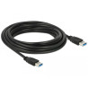 Delock USB 5 Gbps Kabel Typ-A Stecker zu Typ-A Stecker 5 m schwarz