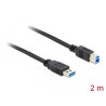 Delock USB 5 Gbps Kabel Typ-A Stecker zu Typ-B Stecker 2 m schwarz