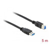 Delock USB 5 Gbps Kabel Typ-A Stecker zu Typ-B Stecker 5 m schwarz