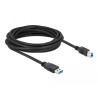 Delock USB 5 Gbps Kabel Typ-A Stecker zu Typ-B Stecker 5 m schwarz