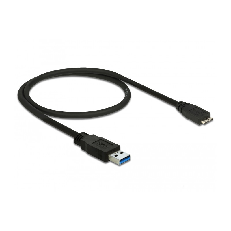 Delock USB 5 Gbps Kabel Typ-A Stecker zu Typ Micro-B Stecker 0,5 m schwarz