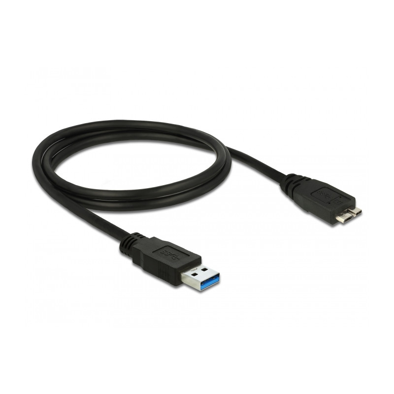 Delock USB 5 Gbps Kabel Typ-A Stecker zu Typ Micro-B Stecker 1 m schwarz