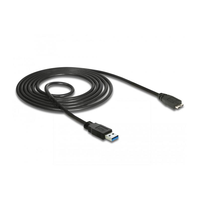 Delock USB 5 Gbps Kabel Typ-A Stecker zu Typ Micro-B Stecker 1,5 m schwarz