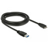Delock USB 5 Gbps Kabel Typ-A Stecker zu Typ Micro-B Stecker 3 m schwarz