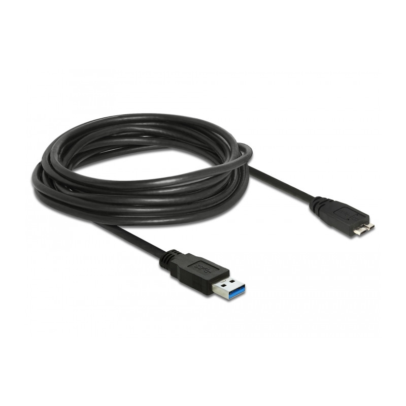 Delock USB 5 Gbps Kabel Typ-A Stecker zu Typ Micro-B Stecker 5 m schwarz
