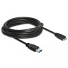 Delock USB 5 Gbps Kabel Typ-A Stecker zu Typ Micro-B Stecker 5 m schwarz