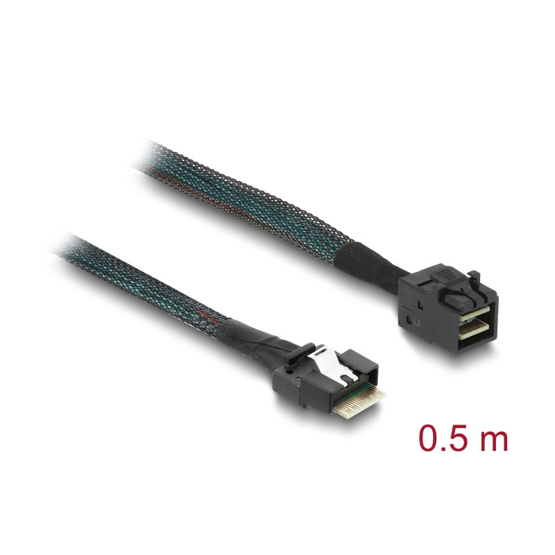Delock Kabel Slim SAS SFF-8654 4i - Mini SAS HD SFF-8643 50 cm