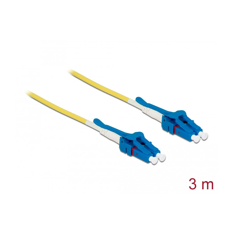 Delock Kabel Lichtwellenleiter LC - LC Singlemode OS2 Uniboot 3 m