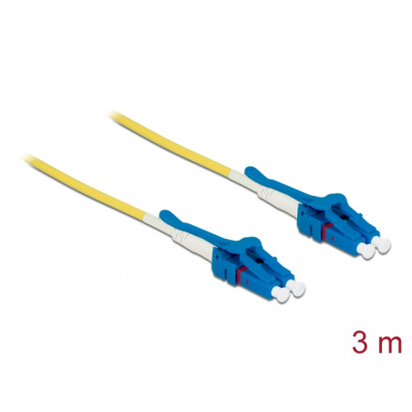 Delock Kabel Lichtwellenleiter LC - LC Singlemode OS2 Uniboot 3 m