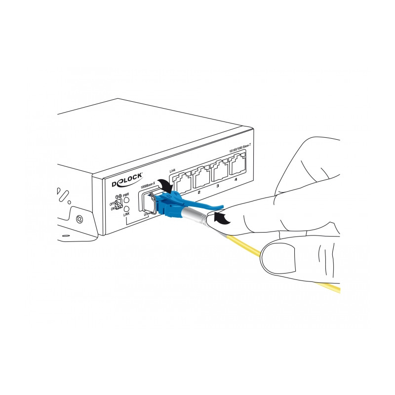 Delock Kabel Lichtwellenleiter LC - LC Singlemode OS2 Uniboot 3 m
