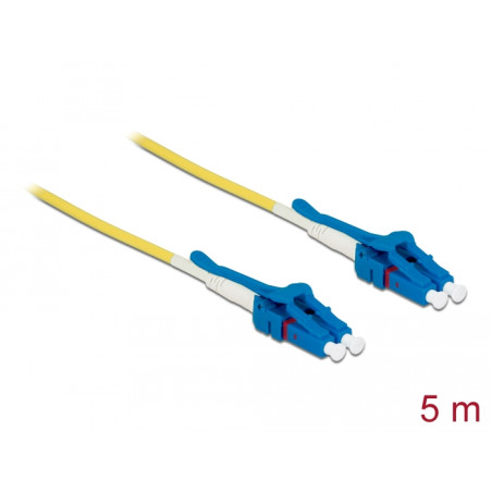 Delock Kabel Lichtwellenleiter LC - LC Singlemode OS2 Uniboot 5 m