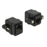 Delock Adapter RJ45 Buchse - RJ45 Buchse zum Einbau Cat.6 UTP