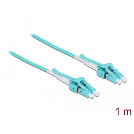 Delock Kabel Lichtwellenleiter LC - LC Multimode OM3 Uniboot 1 m