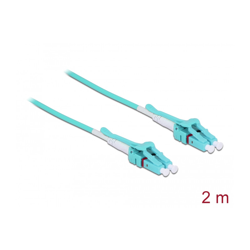 Delock Kabel Lichtwellenleiter LC - LC Multimode OM3 Uniboot 2 m