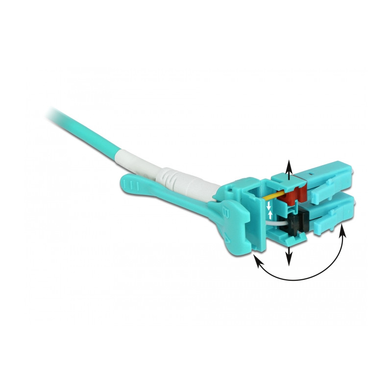 Delock Kabel Lichtwellenleiter LC - LC Multimode OM3 Uniboot 2 m