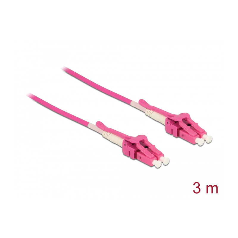 Delock Kabel Lichtwellenleiter LC - LC Multimode OM4 Uniboot 3 m
