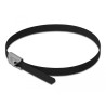 Delock Edelstahlkabelbinder L 300 x B 4,6 mm schwarz 10 Stück