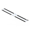 Delock Edelstahlkabelbinder L 300 x B 4,6 mm schwarz 10 Stück