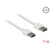 Delock Kabel EASY-USB 2.0 Typ-A Stecker - EASY-USB 2.0 Typ-A Stecker 1 m weiß