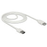 Delock Verlängerungskabel EASY-USB 2.0 Typ-A Stecker - USB 2.0 Typ-A Buchse weiß 2 m