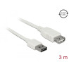 Delock Verlängerungskabel EASY-USB 2.0 Typ-A Stecker - USB 2.0 Typ-A Buchse weiß 3 m