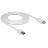 Delock Verlängerungskabel EASY-USB 2.0 Typ-A Stecker - USB 2.0 Typ-A Buchse weiß 3 m