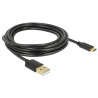 Delock USB 2.0 Kabel Typ-A zu Type-C 3 m