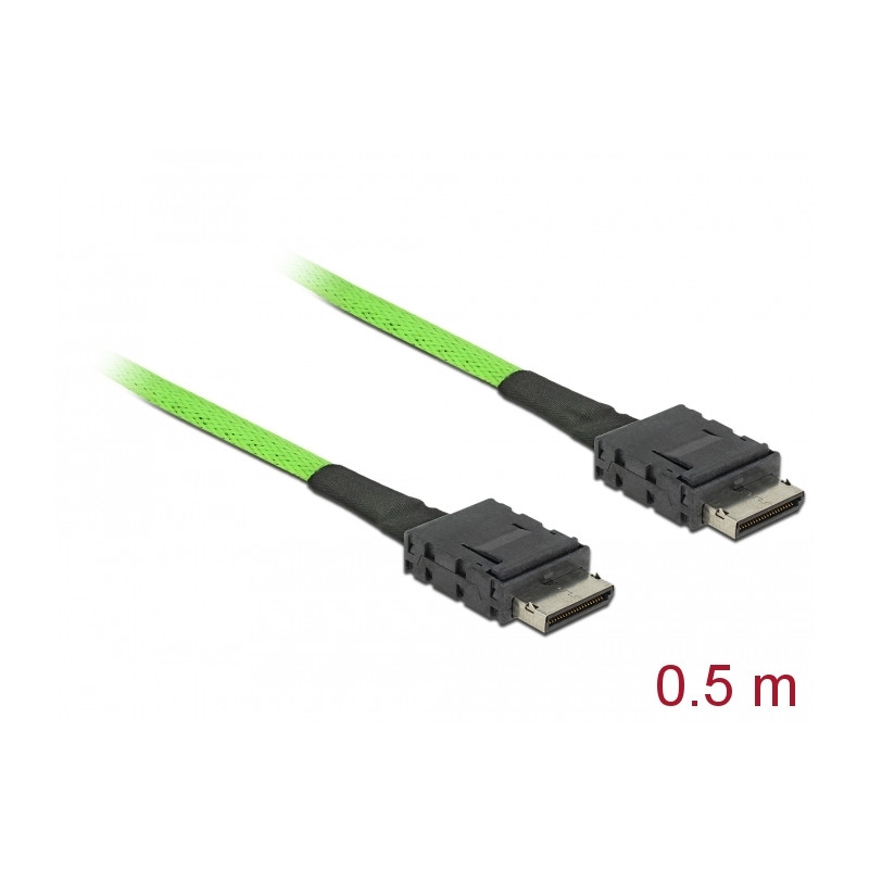 Delock Kabel OCuLink PCIe SFF-8611 zu OCuLink SFF-8611 0,5 m