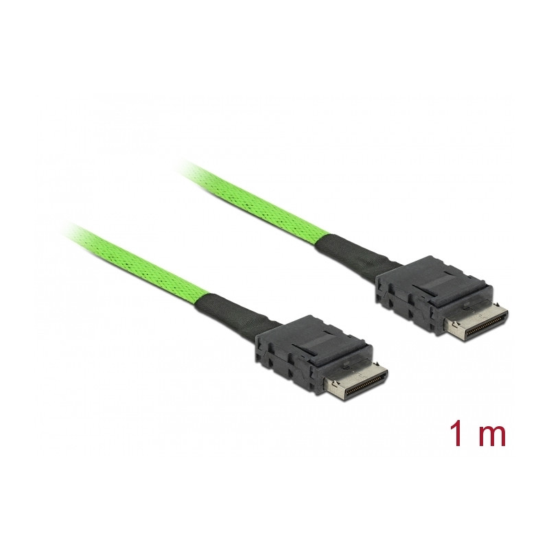 Delock Kabel OCuLink PCIe SFF-8611 zu OCuLink SFF-8611 1 m