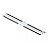 Delock Edelstahlkabelbinder L 500 x B 4,6 mm schwarz 10 Stück