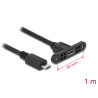 Delock Kabel USB 2.0 Micro-B Buchse zum Einbau - USB 2.0 Micro-B Stecker 1 m